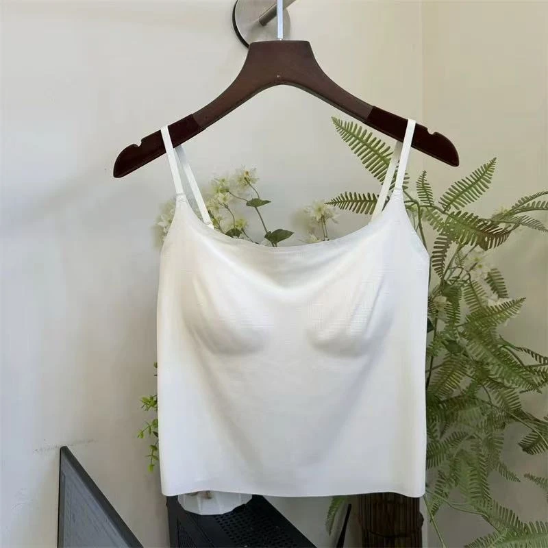 EC原创2025新款设计感时尚显瘦吊带背心女百搭上衣9561D