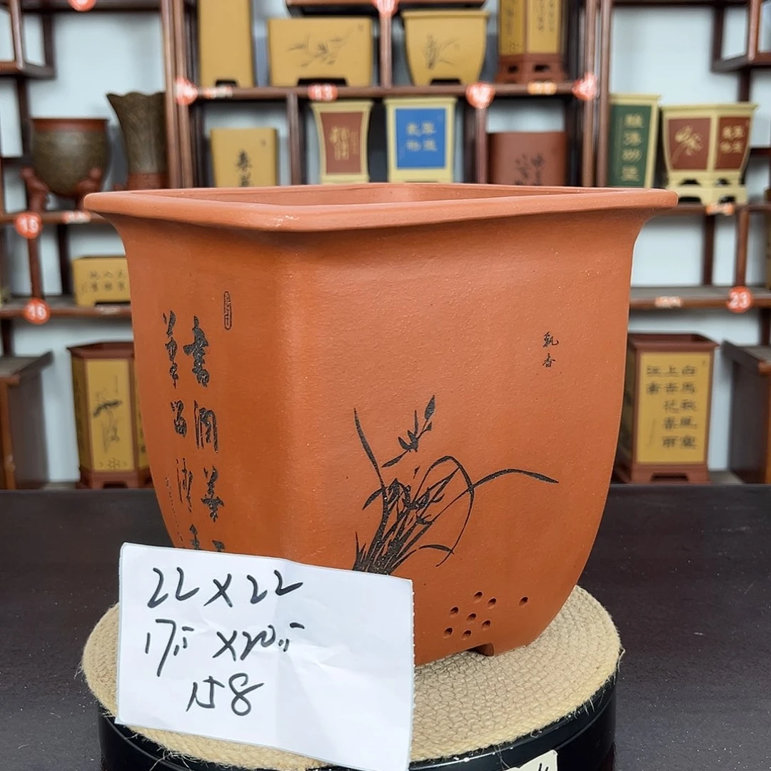 紫砂花盆紫砂花盆