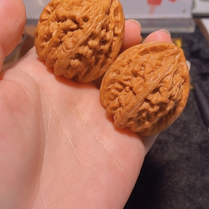 吊坠文玩核桃红锦鲤