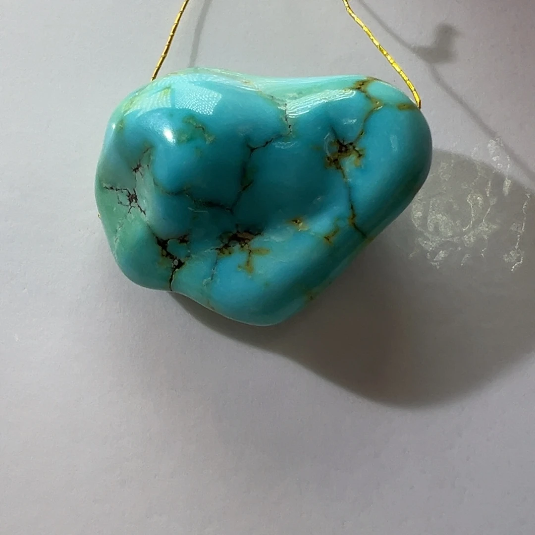 绿松石未镶嵌挂件