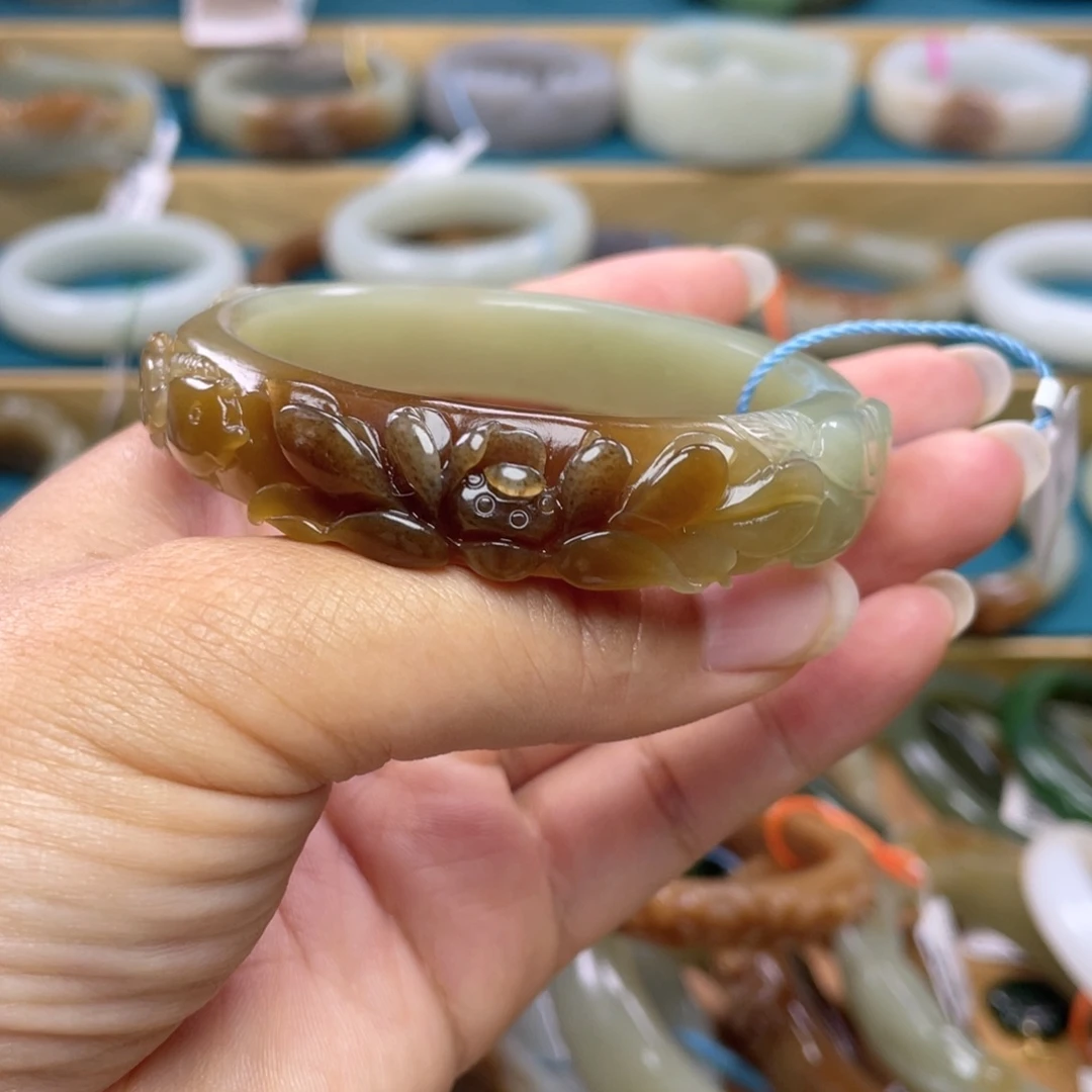 未镶嵌手镯和田玉圈口55