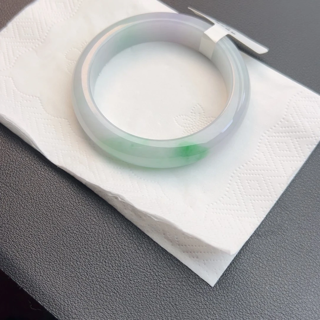 翡翠未镶嵌手镯55-56