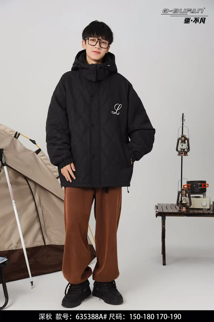 629711  驱不凡新款潮牌双面穿棉外套