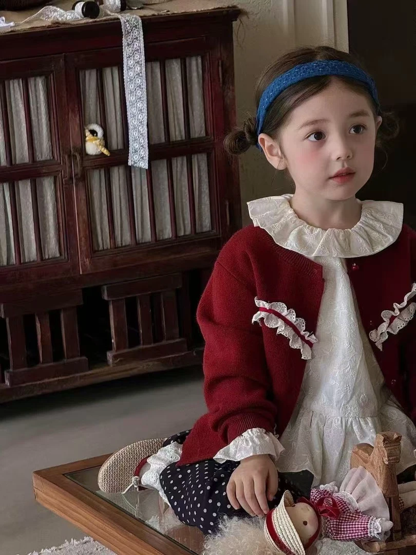 【渃莹童装】（编码400-430）25秋冬~新款女童套装连裙子上衣