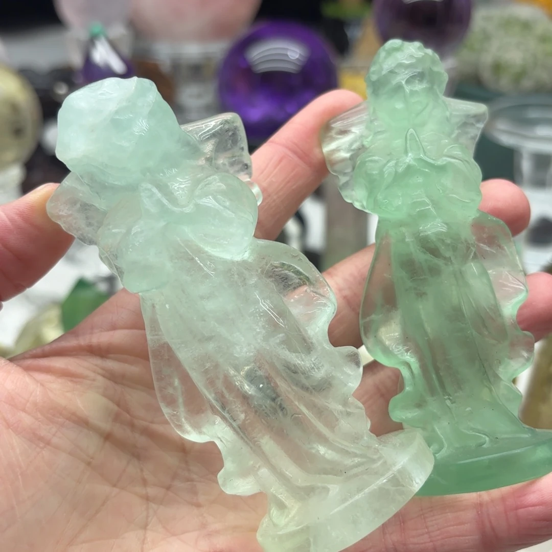 珠宝半成品未镶嵌水晶发其一 10cm