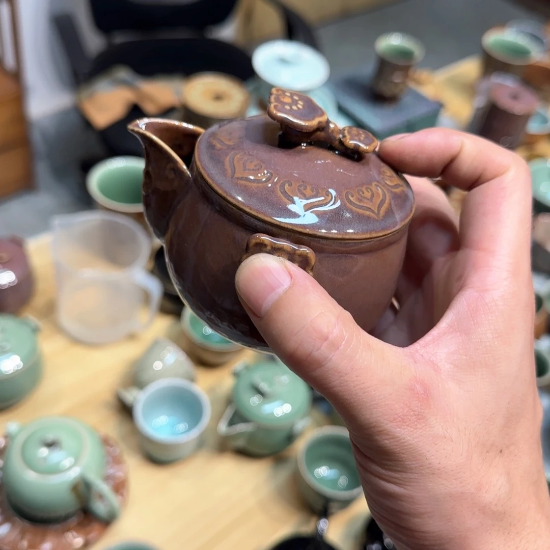 小金茶具青瓷茶器