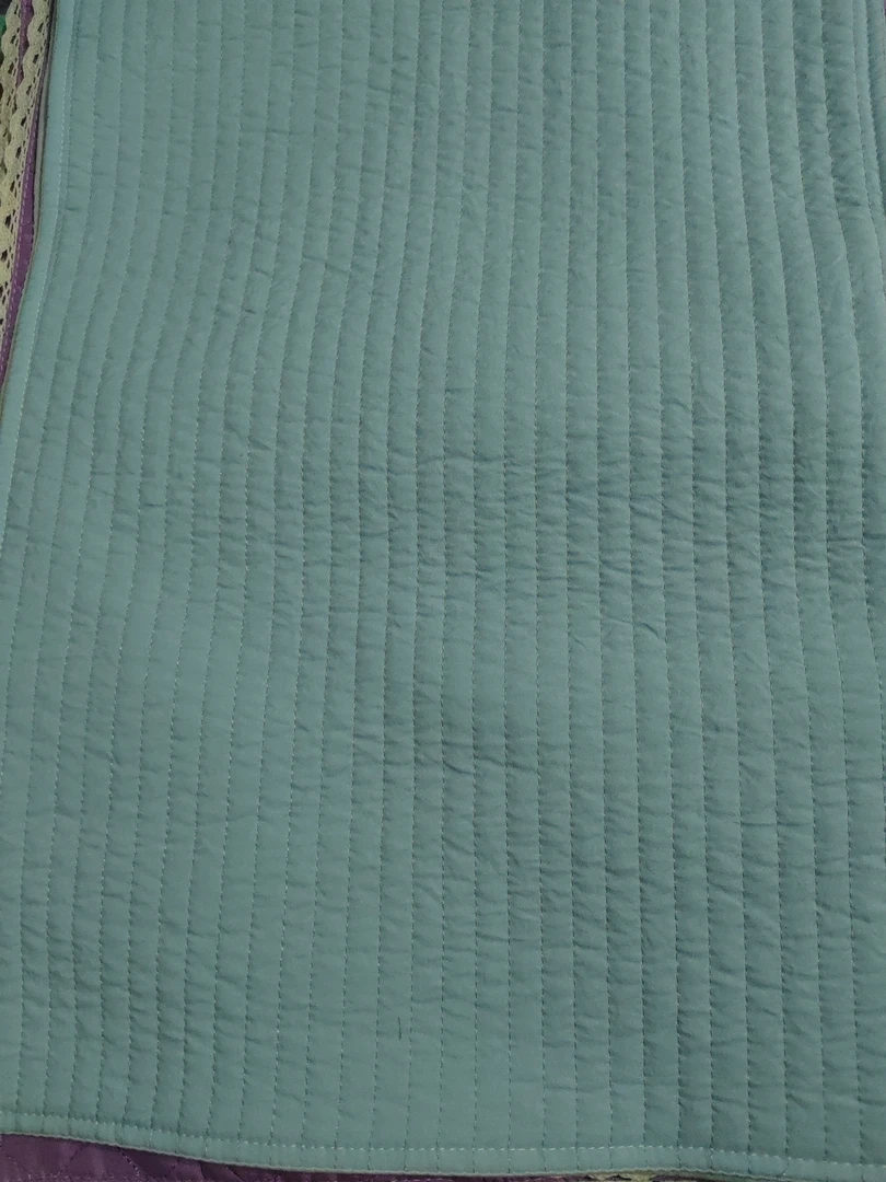 纯色磨毛棉枕套一对蓝色