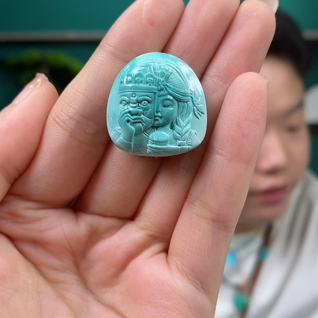 未镶嵌绿松石珠宝奇石