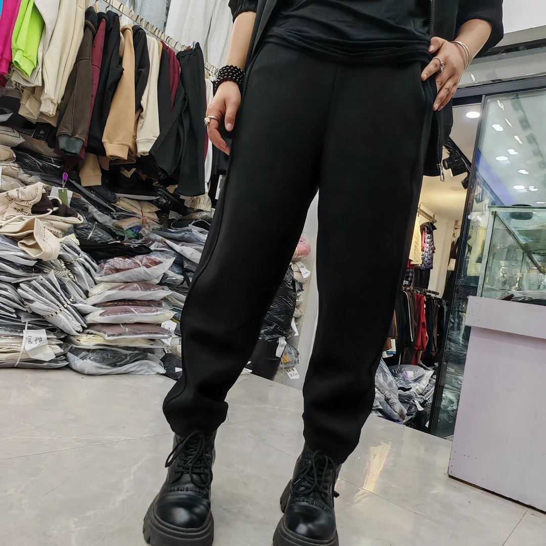 灵璧胖衣秀服饰《毛毛推荐》大码时尚百搭显瘦爆款女装裤子