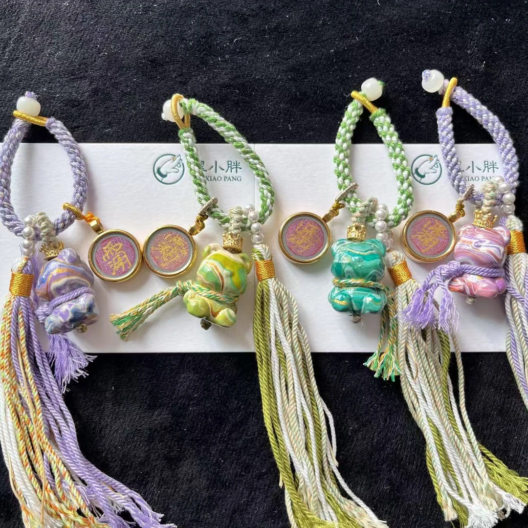 翠小胖二号店 小熊符符包挂 多样性发1