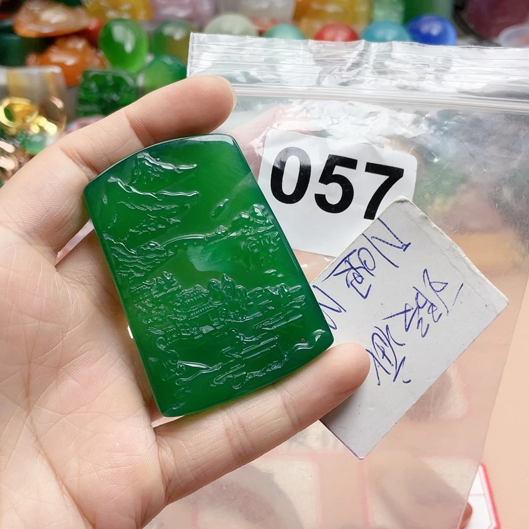 合金颈饰玛瑙/玉髓小*