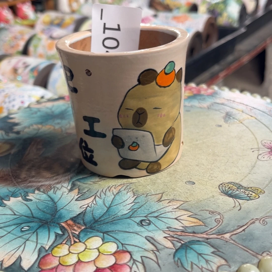 不***丢104多肉花盆   1个