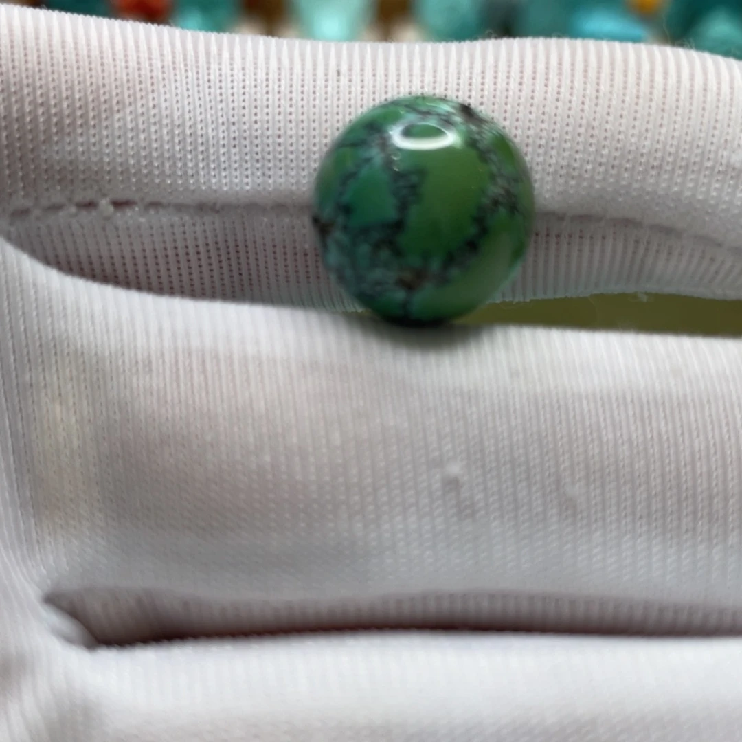 @***瓜绿松石未镶嵌颈饰