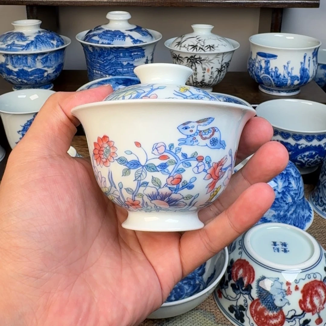 现代手工手绘茶器