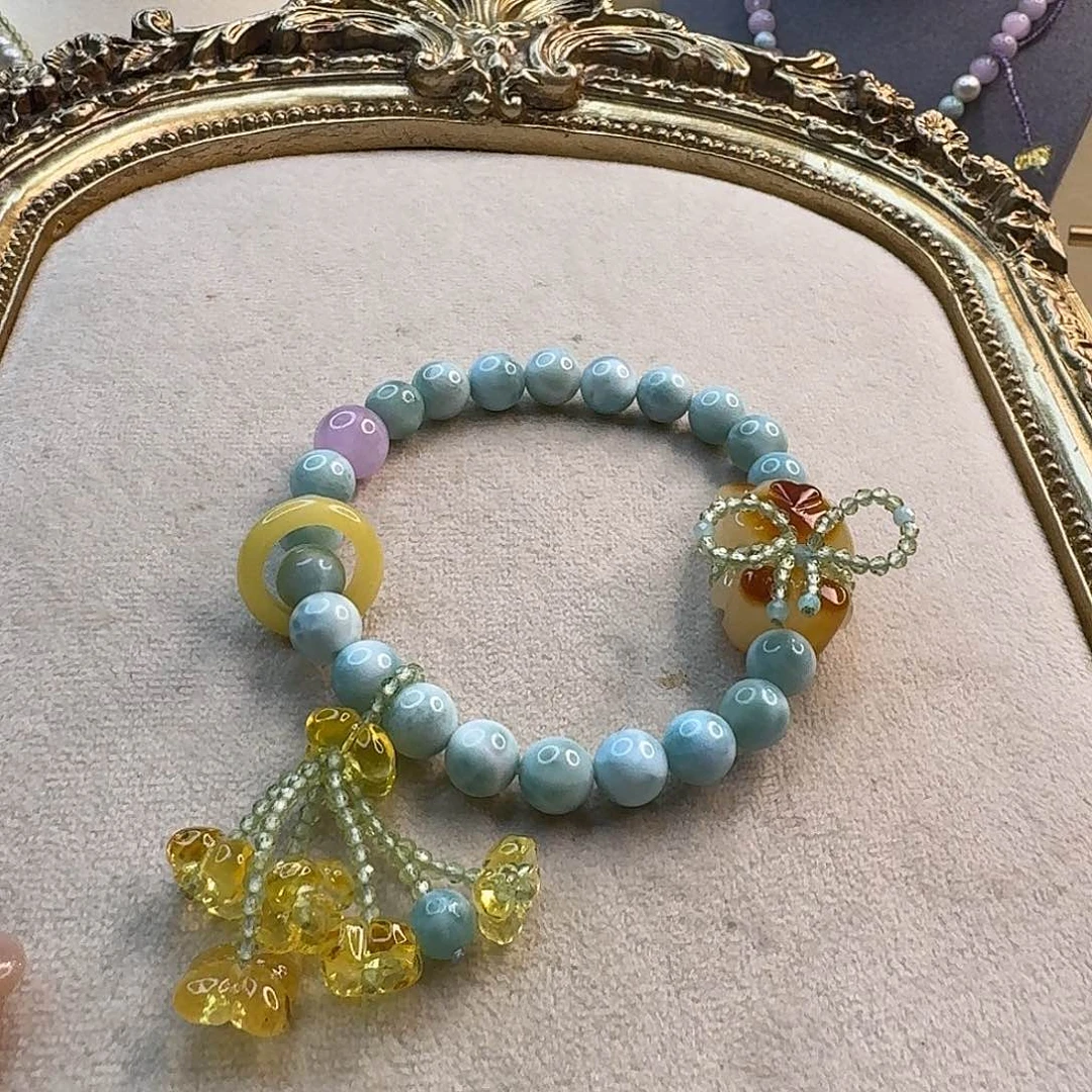 未镶嵌琥珀手链琥珀手串