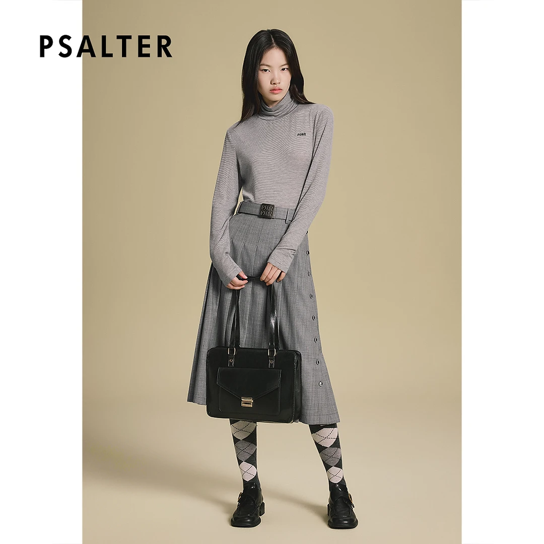 【李老板专属】PSALTER诗篇logo纯色立领毛衣毛针织衫2025年秋季