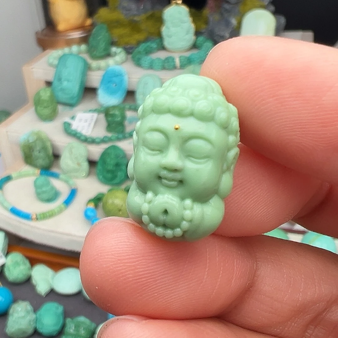 绿松石未镶嵌主播万珍