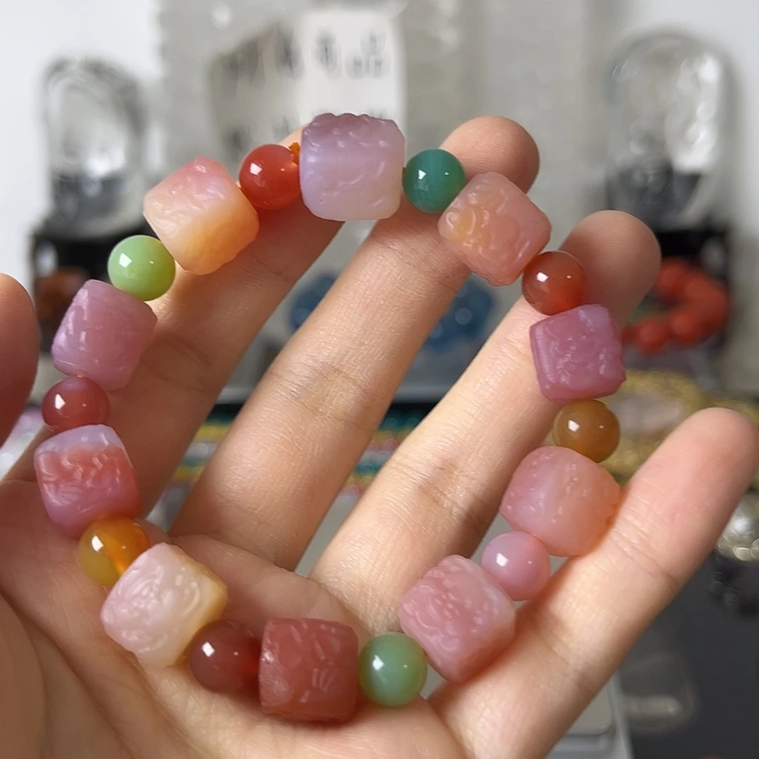 玛瑙/玉髓未镶嵌手链矿坑
