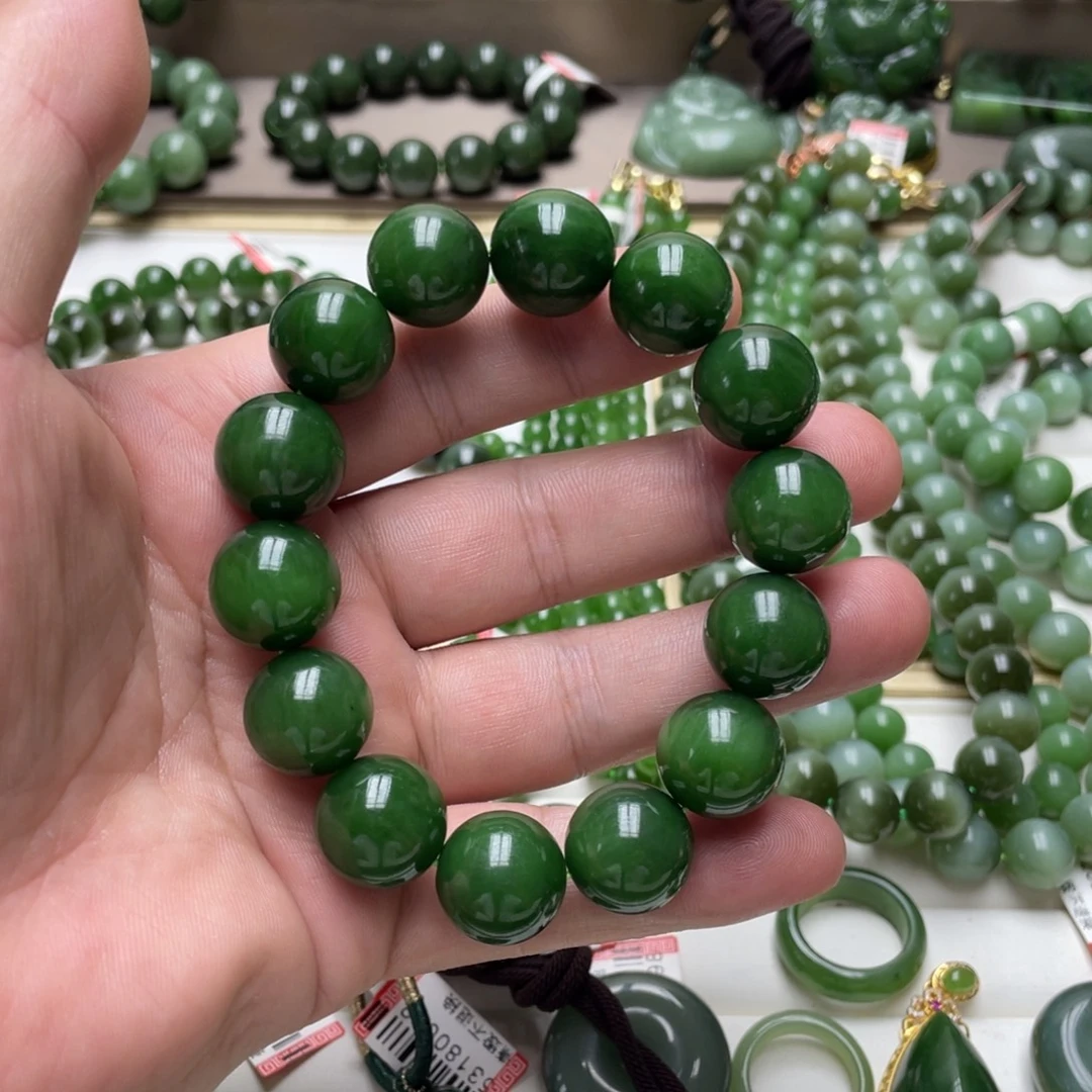 未镶嵌手串和田玉（碧玉）
