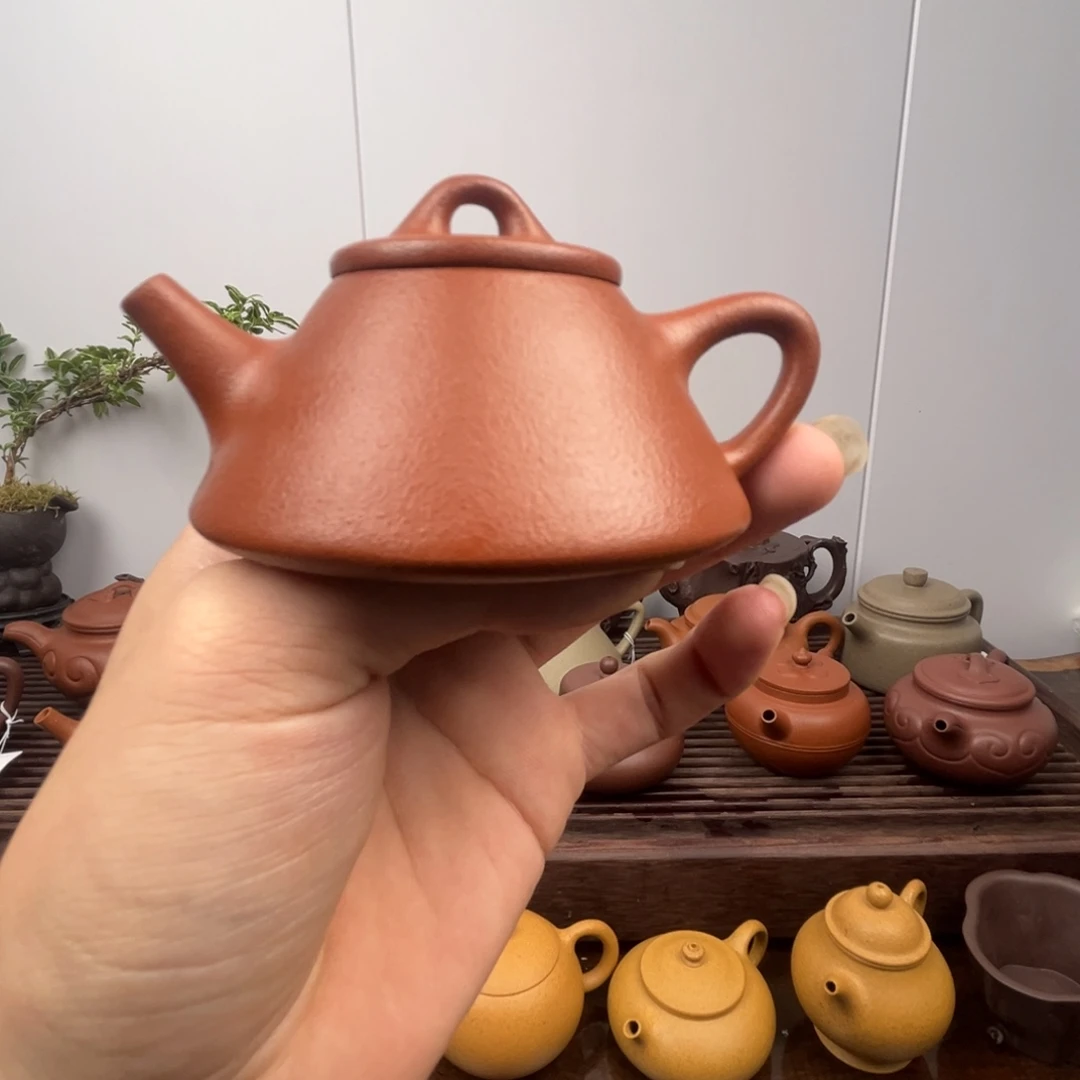 茶宠紫砂绝红降坡子冶