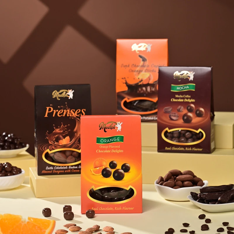 MedCat/地中海猫夹心巧克力豆休闲零食多口味纯可可脂