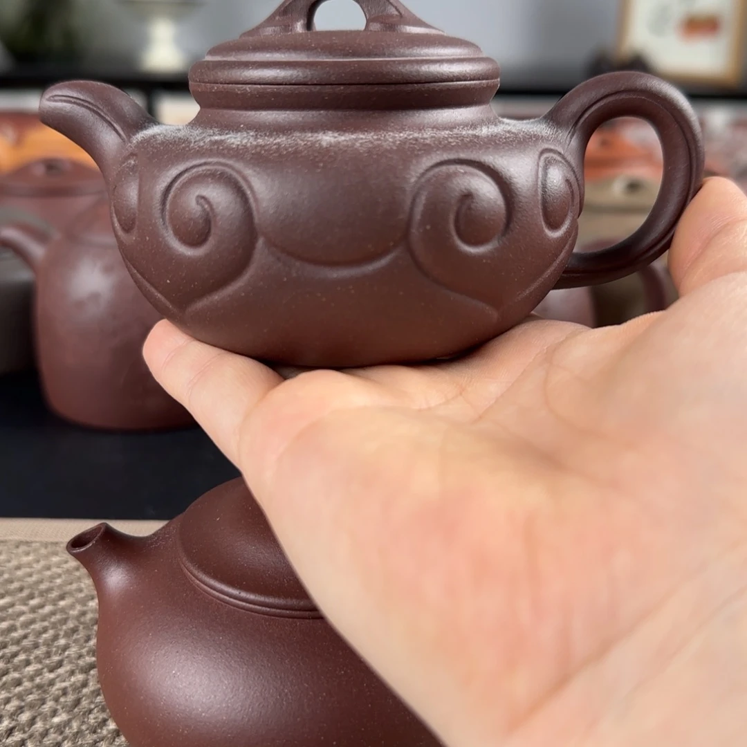 杏***”紫砂茶壶福利仿古如意