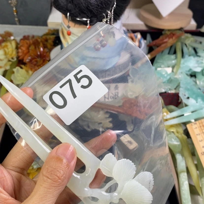 【闪购商品】岫玉发饰未镶嵌&发簪