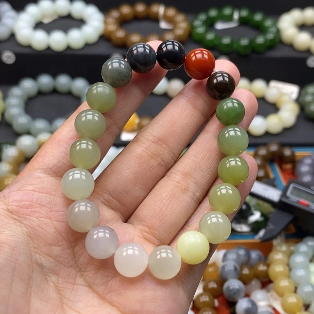 未镶嵌手串和田玉L卡10