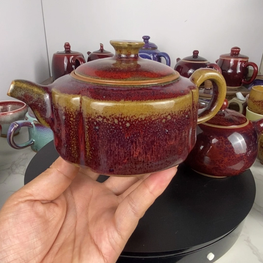 百***叔中国神后钧瓷茶具