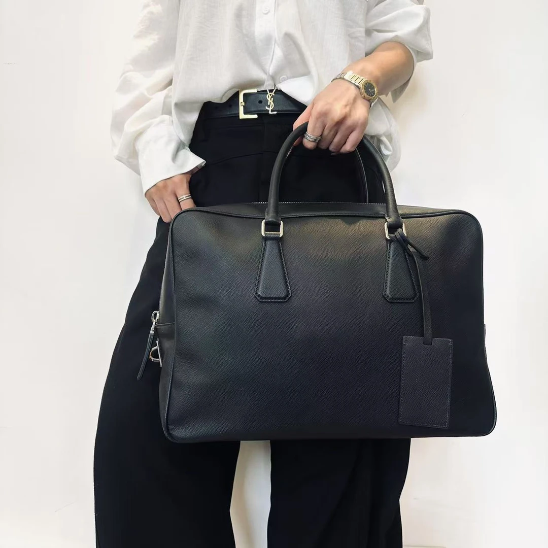 95新 Prada/普拉达 普拉达十字纹手提包 2506260097