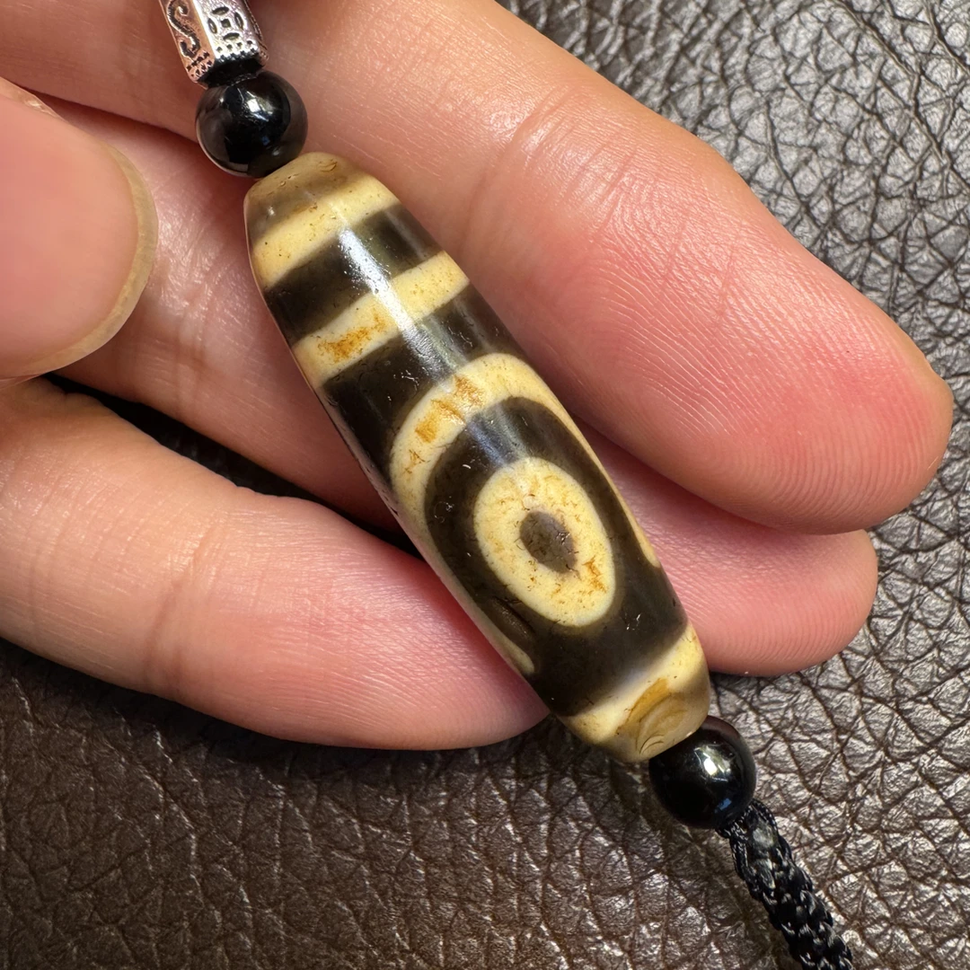 【格古小师傅】40mm纯手工二眼玛瑙孤品放漏