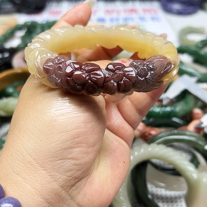 未镶嵌手镯石英岩玉用****8