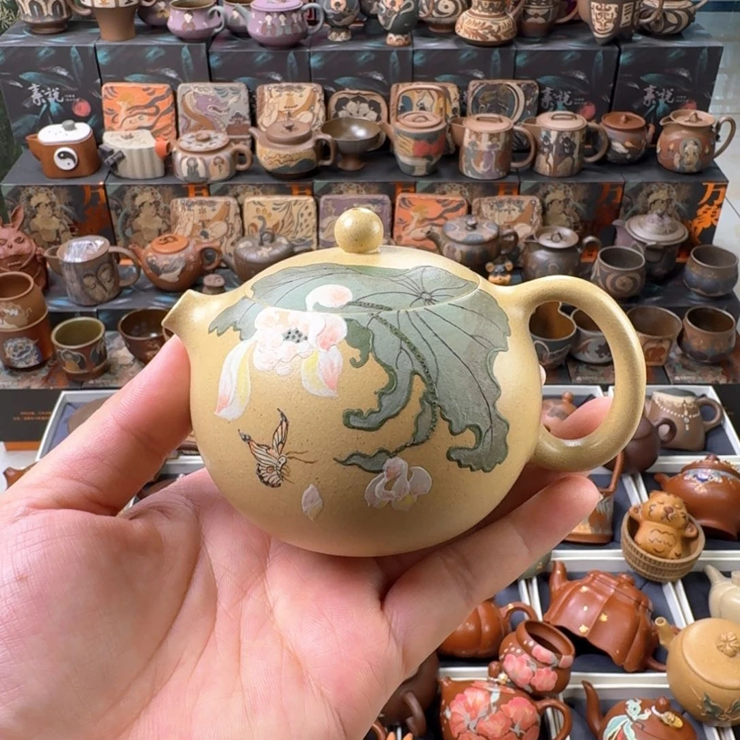茶壶紫砂200cc特价浮力精工半手
