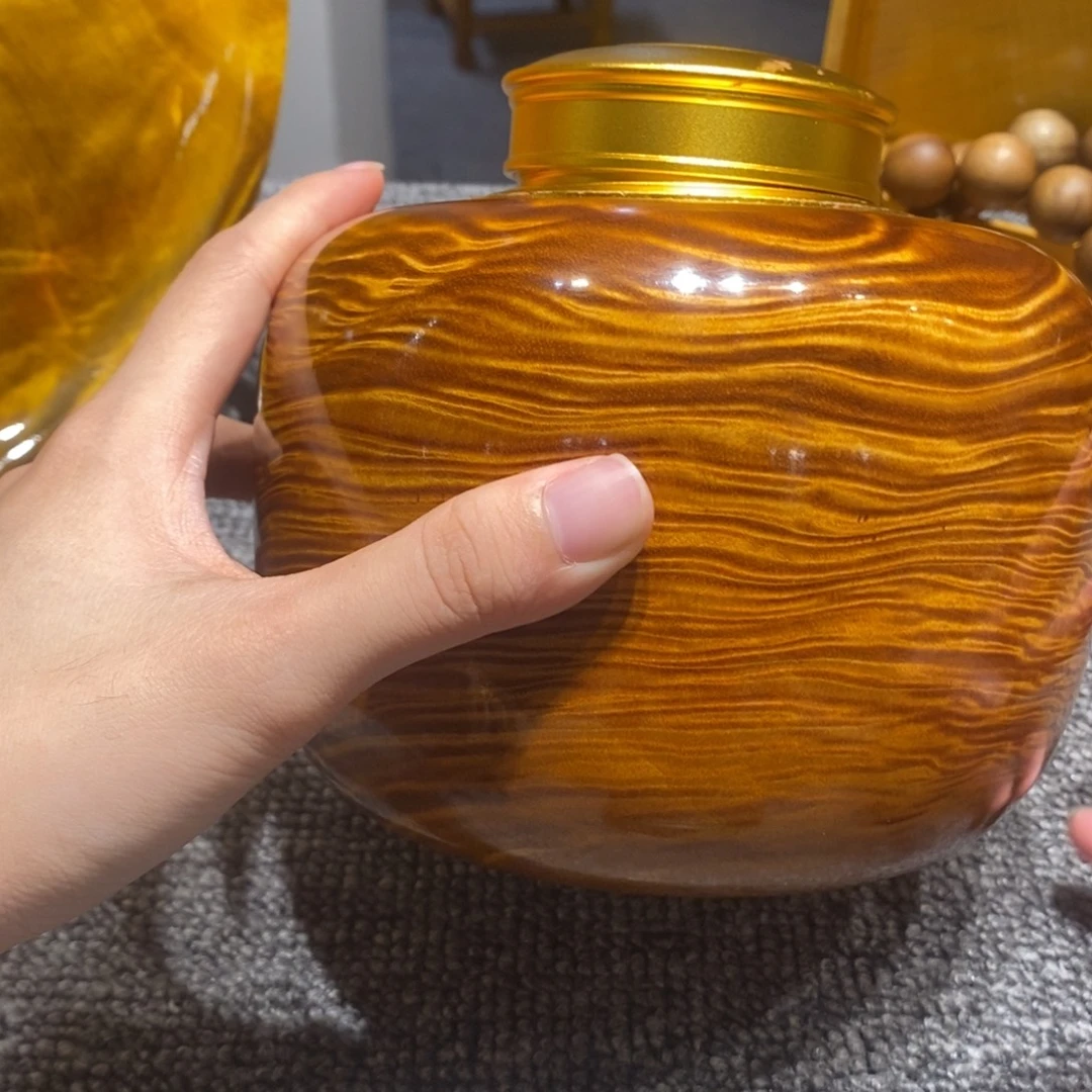 金丝楠金丝楠茶叶罐