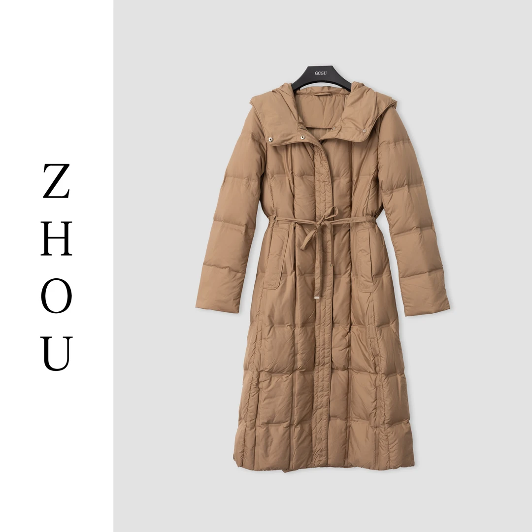 （周哥甄选）驼色羽绒外套-30905