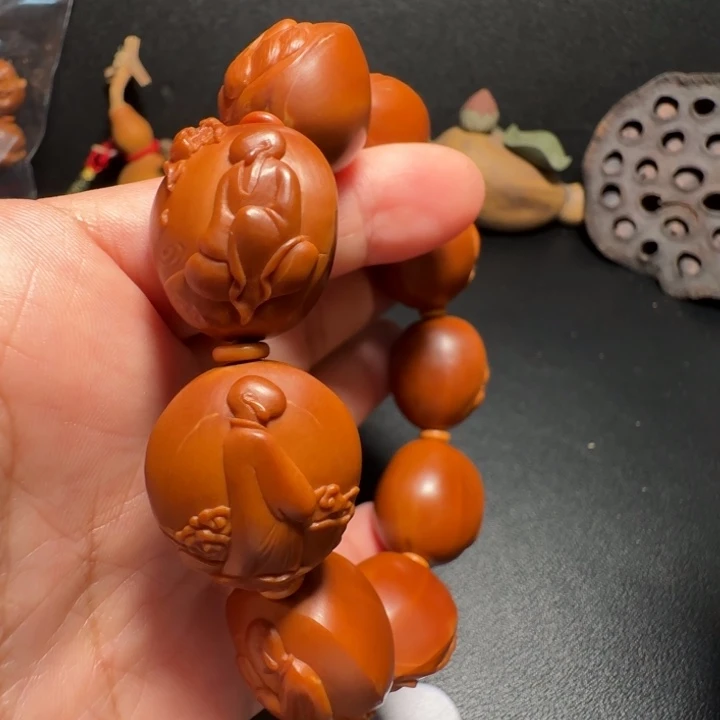 手串橄榄核无相佛