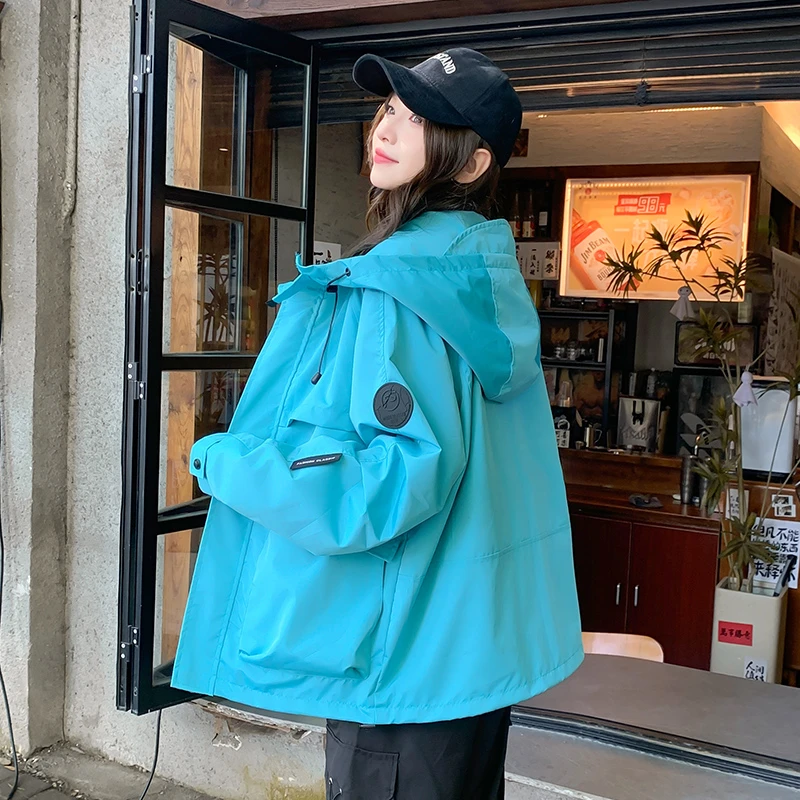 【运费补贴】冲锋衣外套男女同款2025春季情侣装运动户外登山服短款