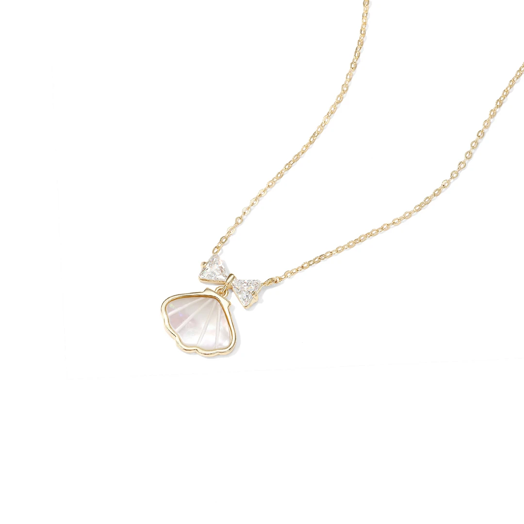 合金贝壳项链 DODOGOGO小众饰品个性设计感项链