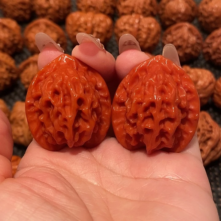 云***卿文玩核桃吊坠盘山0660