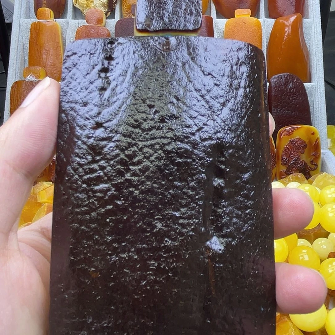 定制蜜蜡未镶嵌牌子