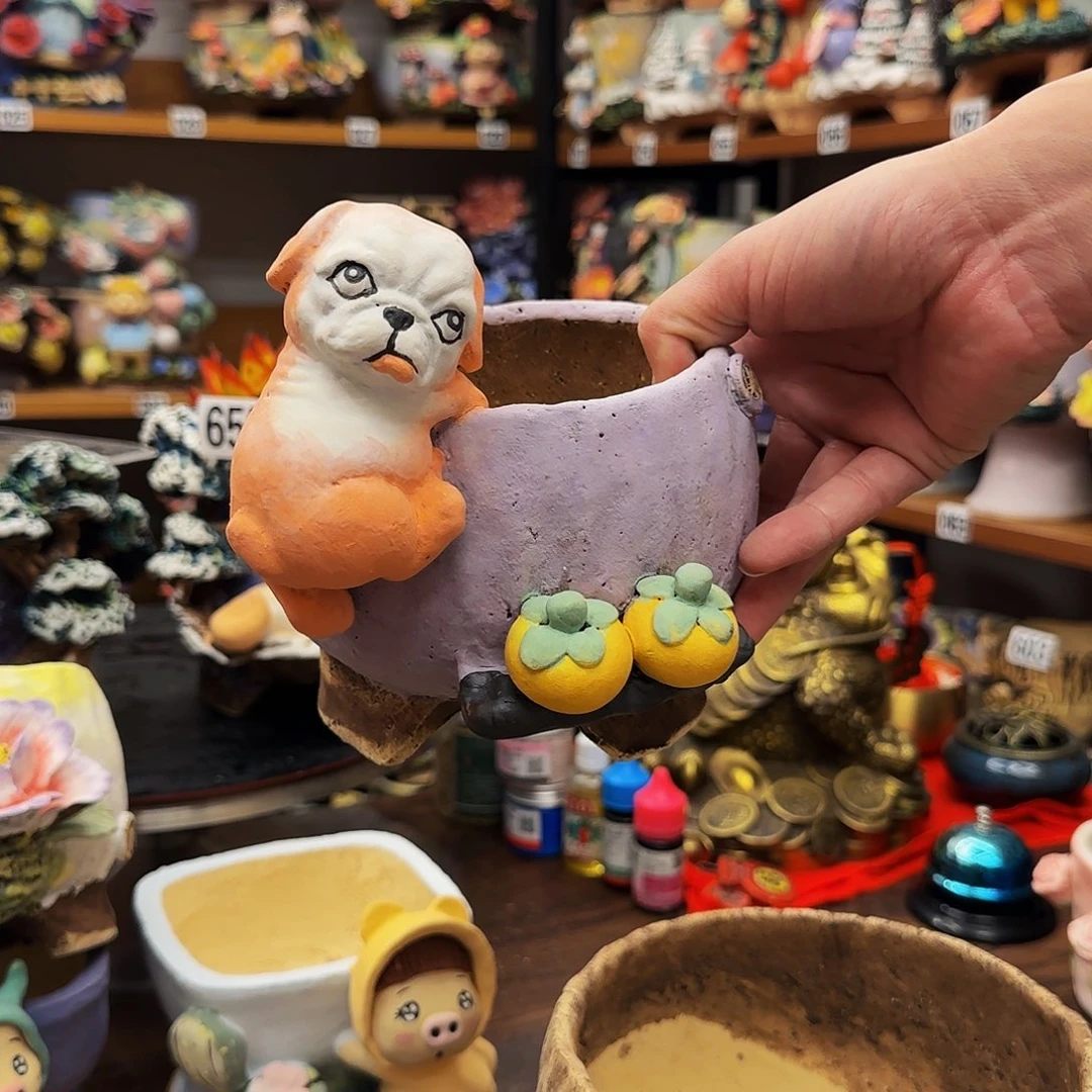 【闪购商品】千****>粗陶手捏