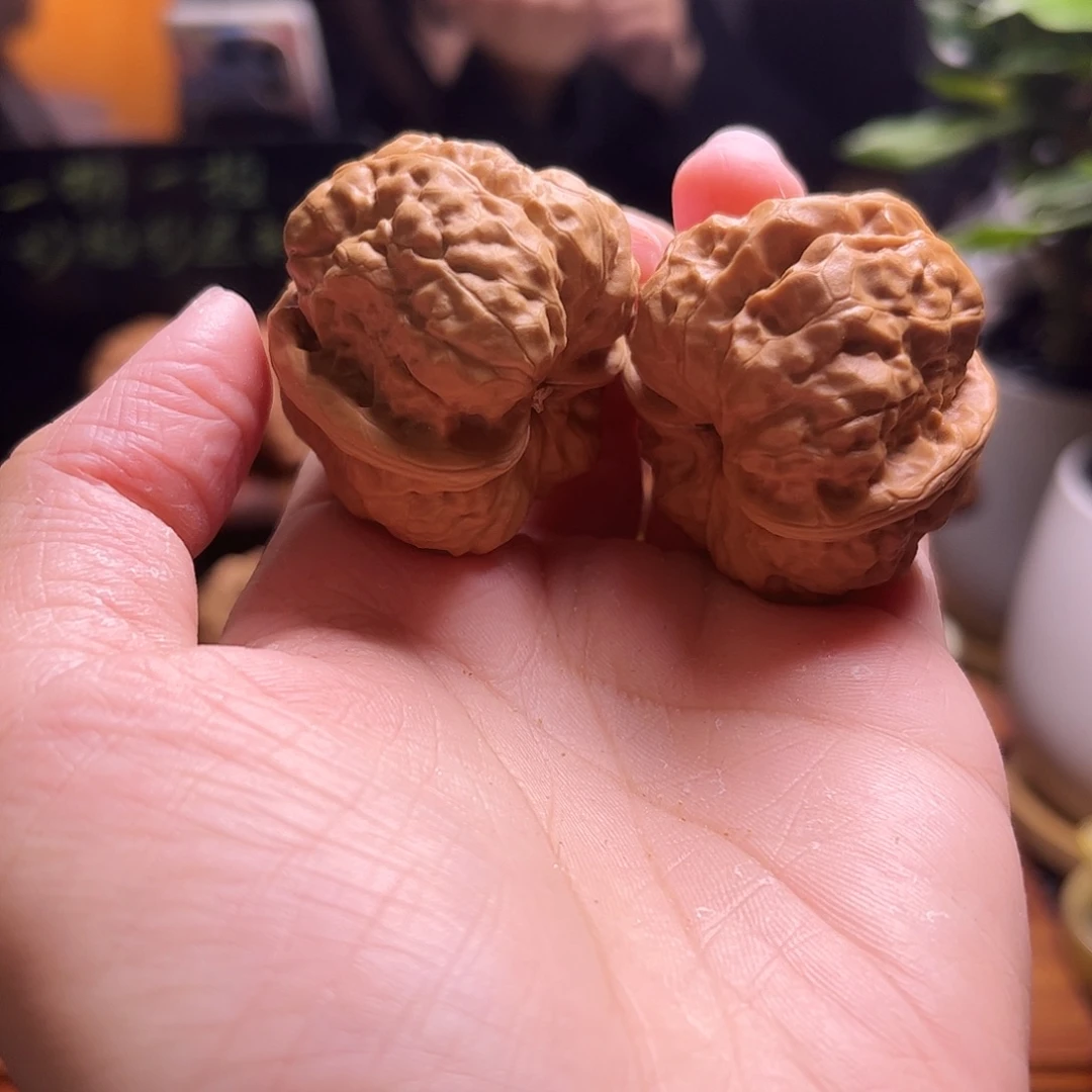 文玩核桃把件38尺蛤蟆