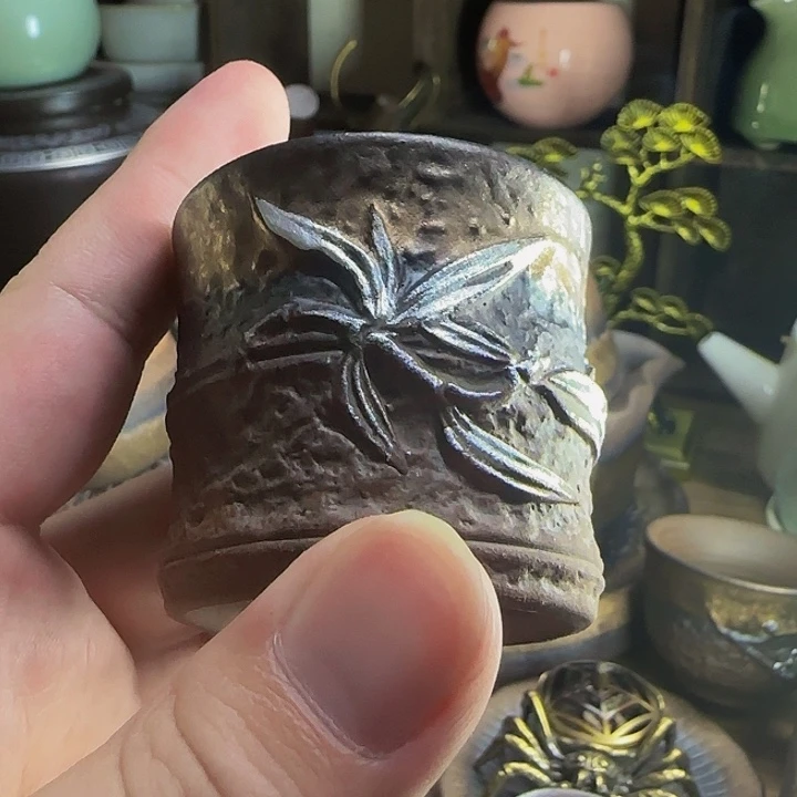 陶瓷制品铁锈釉主人杯