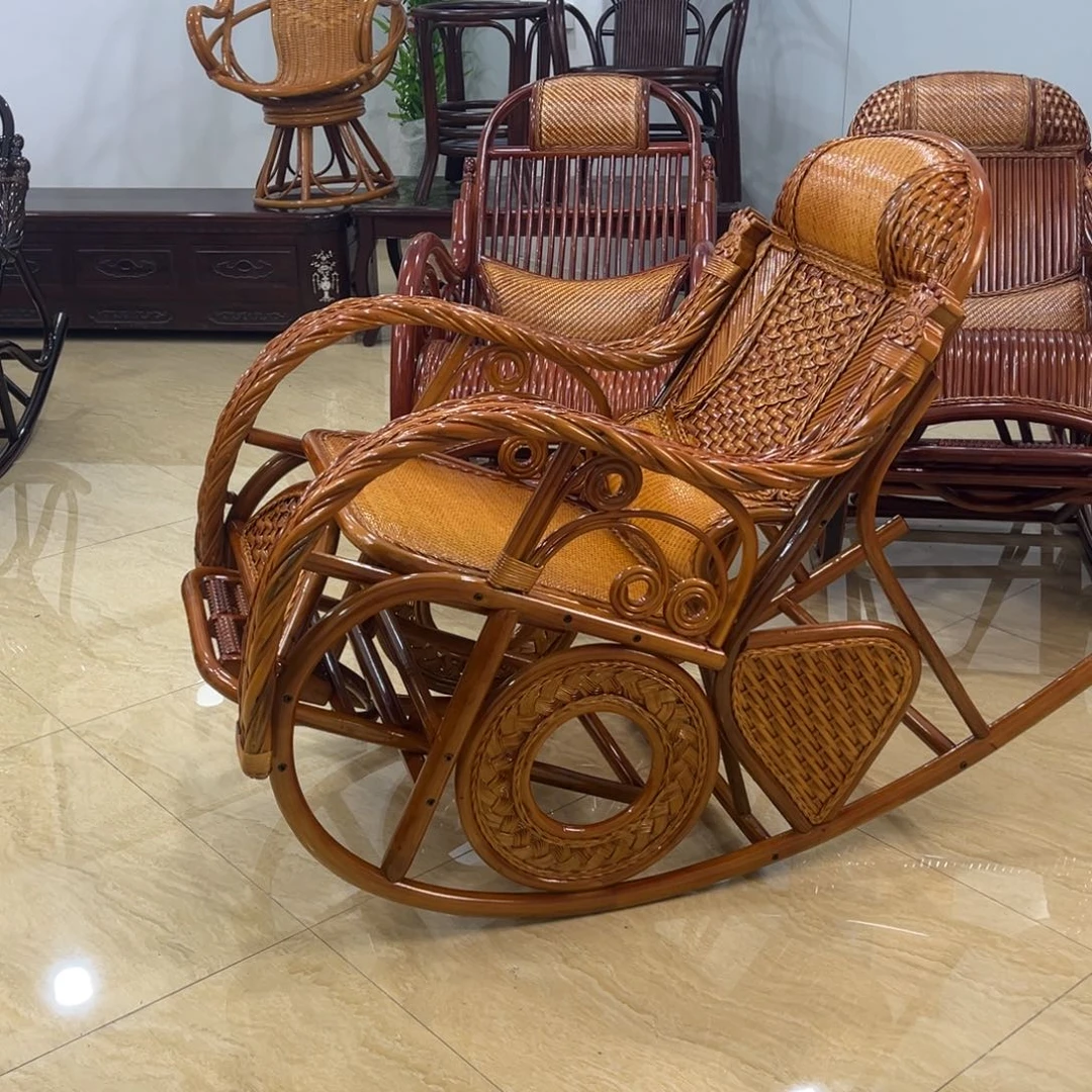 谢***谢藤条滕王阁大号摇椅