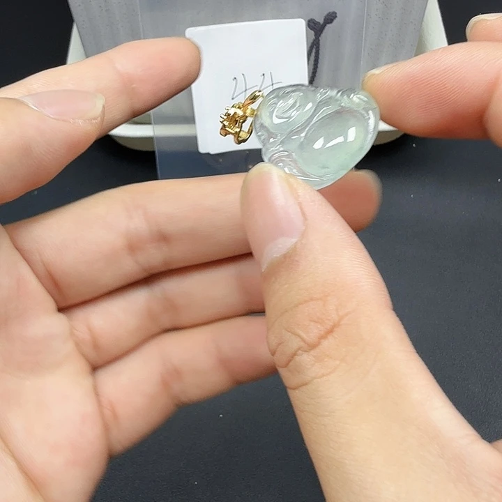 翡翠未镶嵌颈饰45