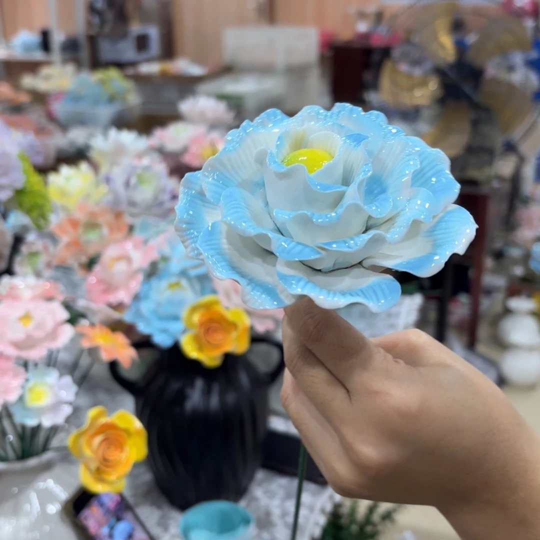陶瓷花，20元发货，退款拉黑