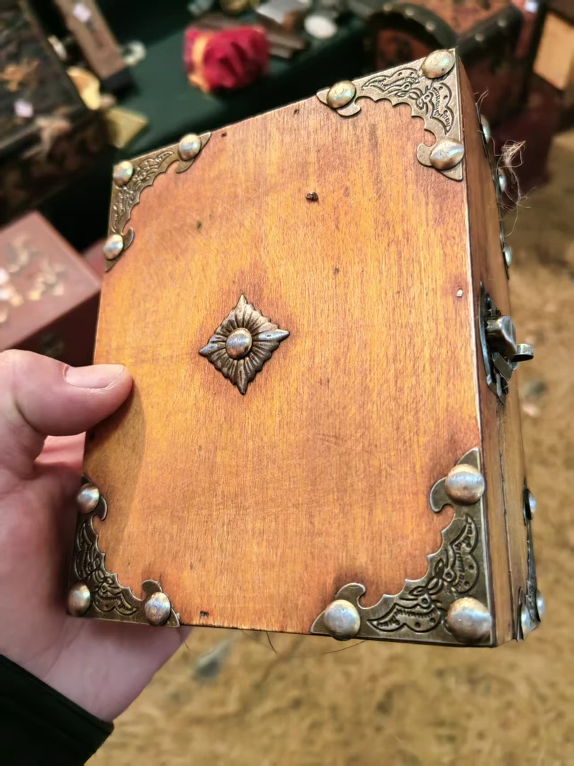 盒子 复古黄盒子3带所有 闷盒★