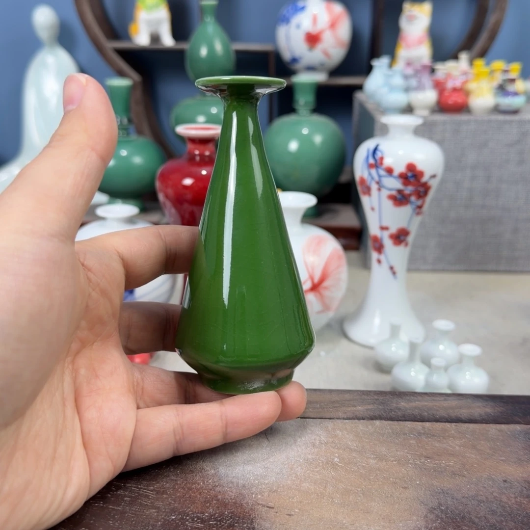 陶瓷手工小花器摆件