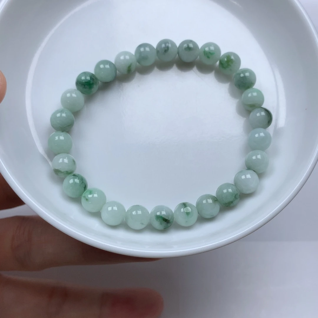 翡翠颈饰未镶嵌卡6.9单圈