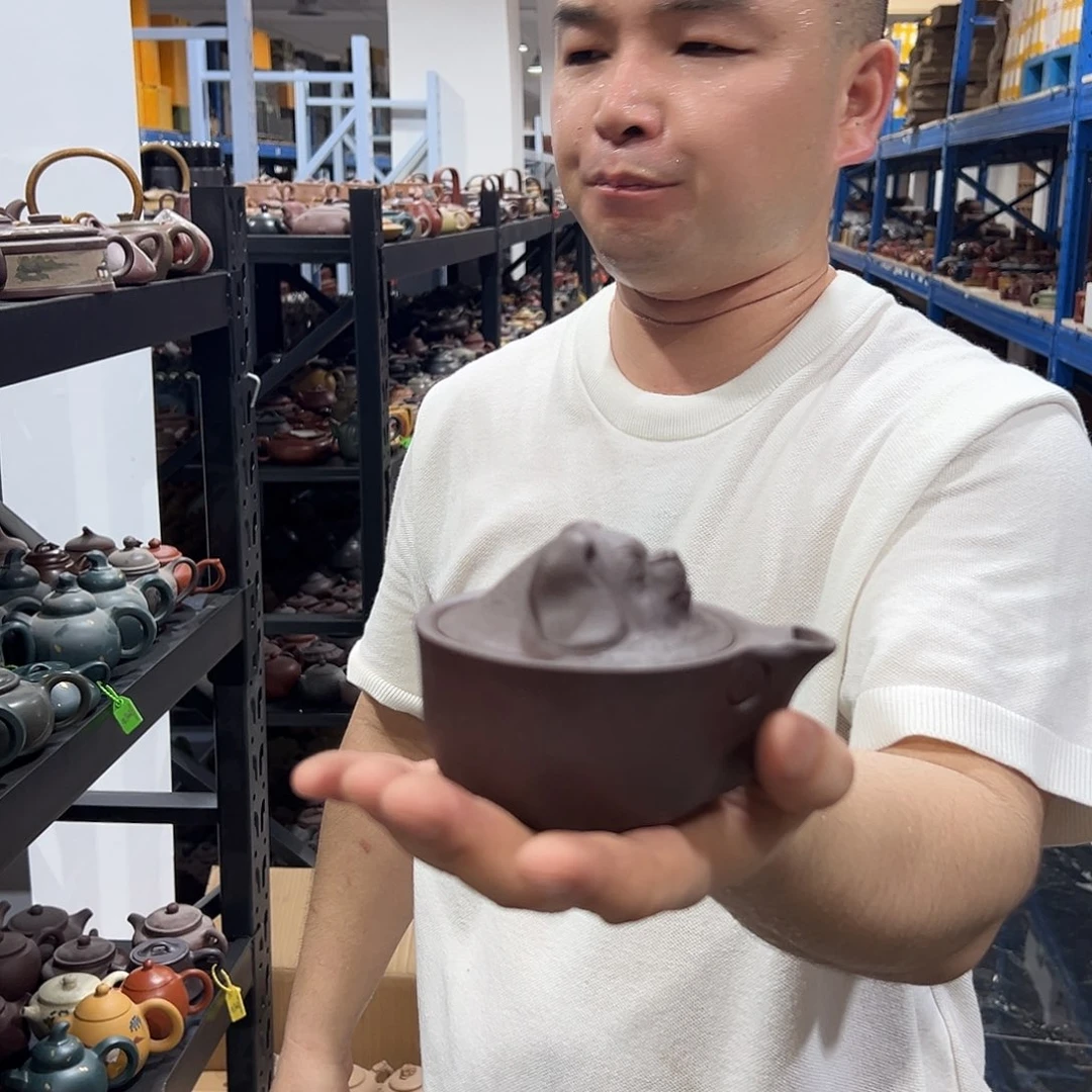 茶壶紫砂紫砂壶紫砂茶宠茶叶罐